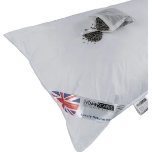 Homescapes Super Microfibre Lavender Pillow with Dried Lavender Insert - Pillow Homescapes Super Microfibre Lavender Pillow with Dried Lavender Insert - Pillow