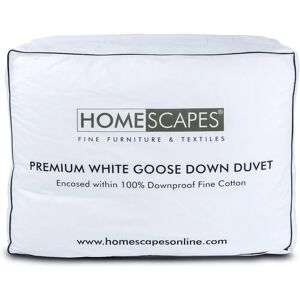 Homescapes White Goose Down Super King Duvet - Autumn Homescapes White Goose Down Super King Duvet - Autumn