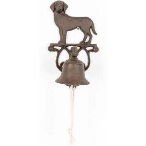 Homescapes Brown Cast Iron Dog Doorbell - Doorbell Homescapes Brown Cast Iron Dog Doorbell - Doorbell