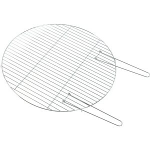 Homescapes Steel 60cm BBQ Grill for Fire Bowl with Handles Homescapes Steel 60cm BBQ Grill for Fire Bowl with Handles