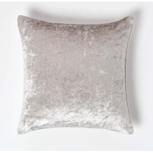 Homescapes Cream Luxury Crushed Velvet Cushion Cover - Cushion Cover Homescapes Cream Luxury Crushed Velvet Cushion Cover - Cushion Cover