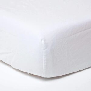 Homescapes Luxury Linen Fitted Sheet - Fitted Sheet Homescapes Luxury Linen Fitted Sheet - Fitted Sheet