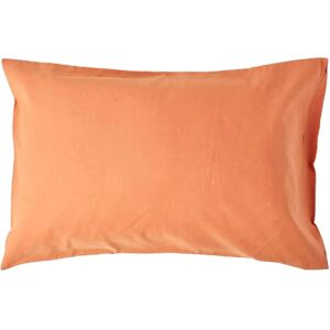 Homescapes King Burnt Orange Linen Pillowcase - Luxury Soft Textured Homescapes King Burnt Orange Linen Pillowcase - Luxury Soft Textured