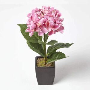 Homescapes Pink Artificial Hydrangea Flower - Indoor Decor Homescapes Pink Artificial Hydrangea Flower - Indoor Decor
