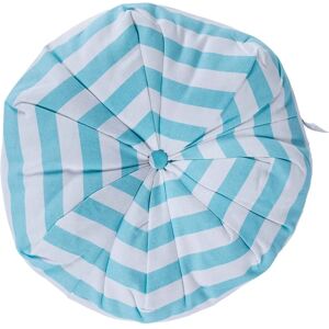 Homescapes Blue Stripe Pleated Round Floor Cushion - Floor Cushion Homescapes Blue Stripe Pleated Round Floor Cushion - Floor Cushion