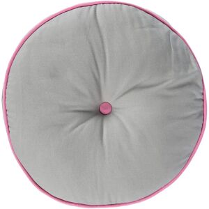 Homescapes Pink & Grey Round Floor Cushion - Floor Cushion Homescapes Pink & Grey Round Floor Cushion - Floor Cushion