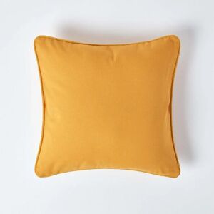 Homescapes Cotton Cushion Cover - Mustard Homescapes Cotton Cushion Cover - Mustard
