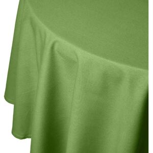 Homescapes Olive Green Round Cotton Tablecloth - Tablecloth Homescapes Olive Green Round Cotton Tablecloth - Tablecloth