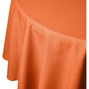 Homescapes Orange Runde Baumwolltischdecke - Tischdecke Homescapes Orange Runde Baumwolltischdecke - Tischdecke