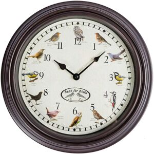 Homescapes Singing Bird Song Quartz Wall Clock - Wall Clock Homescapes Singing Bird Song Quartz Wall Clock - Wall Clock