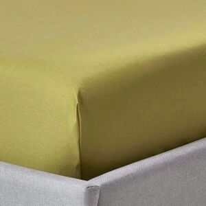 Homescapes Egyptian Cotton Fitted Sheet - Super King, Olive Green, 1000 TC Homescapes Egyptian Cotton Fitted Sheet - Super King, Olive Green, 1000 TC