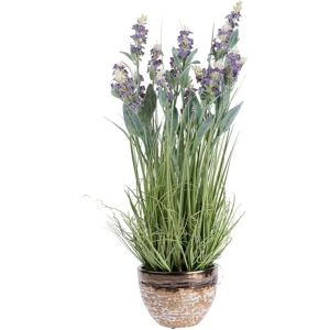 Homescapes Purple Artificial Lavender Plant - 66cm - Indoor Decor Homescapes Purple Artificial Lavender Plant - 66cm - Indoor Decor