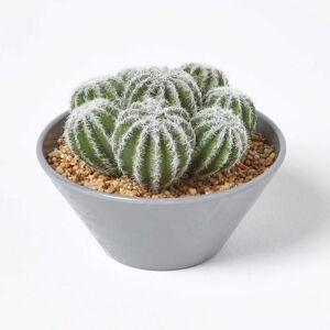 Homescapes Artificial Cactus Arrangement - Artificial, Green, 17cm Homescapes Artificial Cactus Arrangement - Artificial, Green, 17cm