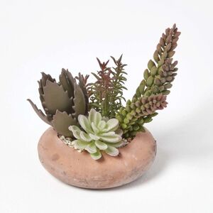 Homescapes Artificial Succulent Arrangement - Green - Artificial Succulent Arrangement - Home Decor Homescapes Artificial Succulent Arrangement - Green - Artificial Succulent Arrangement - Home Decor