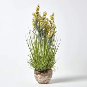 Homescapes Yellow Artificial Lavender Plant - Indoor Décor Homescapes Yellow Artificial Lavender Plant - Indoor Décor