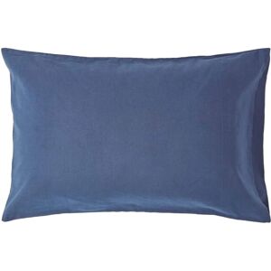 Homescapes King Navy Blue Linen Pillowcase - Pillowcase Homescapes King Navy Blue Linen Pillowcase - Pillowcase