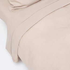 Homescapes Single Natural Linen Flat Sheet - Linen Bedding Homescapes Single Natural Linen Flat Sheet - Linen Bedding