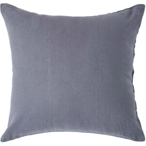 Homescapes Dark Grey Linen Pillowcase - Euro Continental 40x40 cm Homescapes Dark Grey Linen Pillowcase - Euro Continental 40x40 cm