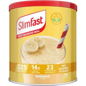 SlimFast Banana Powder - High Protein, No Sugar, Meal Replacement SlimFast Banana Powder - High Protein, No Sugar, Meal Replacement