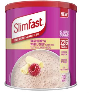 SlimFast Raspberry & White Chocolate Powder - Powder SlimFast Raspberry & White Chocolate Powder - Powder
