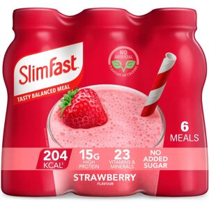 SlimFast Strawberry Shake - 6 Pack, 325ml - Shakes SlimFast Strawberry Shake - 6 Pack, 325ml - Shakes