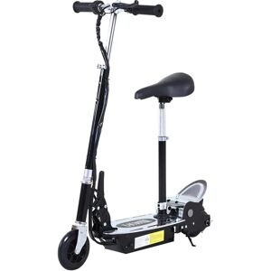 HOMCOM Kids Electric Scooter - 120W, Black, Foldable, Adjustable Seat HOMCOM Kids Electric Scooter - 120W, Black, Foldable, Adjustable Seat