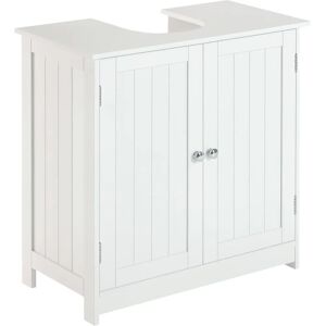 HOMCOM Bathroom Storage Cabinet Toilet Basin Sink Vanity Cabinet Storage - Bathroom Storage HOMCOM Bathroom Storage Cabinet Toilet Basin Sink Vanity Cabinet Storage - Bathroom Storage