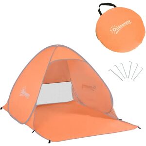 Outsunny Beach Pop-up Tent - orange Outsunny Beach Pop-up Tent - orange