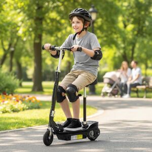 HOMCOM Electric Kids Scooter - 120W Foldable Black HOMCOM Electric Kids Scooter - 120W Foldable Black