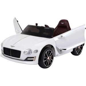 HOMCOM Bentley 12V White Ride-On Car - Ride-On Car HOMCOM Bentley 12V White Ride-On Car - Ride-On Car