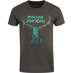 HeyRusty Imagine Dragons - Älg i Stjärnor Grå Xx-large T-shirt HeyRusty Imagine Dragons - Älg i Stjärnor Grå Xx-large T-shirt