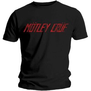 Motley Crue XL Black Distressed Logo T-shirt - T-shirt Motley Crue XL Black Distressed Logo T-shirt - T-shirt