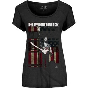 T-Shirt Rock Off Jimi Hendrix Peace Flag - Noir T-Shirt Rock Off Jimi Hendrix Peace Flag - Noir