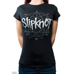 Slipknot Logo Diamant Svart T-shirt - T-shirt Slipknot Logo Diamant Svart T-shirt - T-shirt