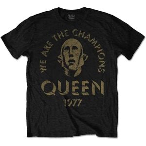 Queen We Are The Champions Black X-Large T-shirt Queen We Are The Champions Black X-Large T-shirt