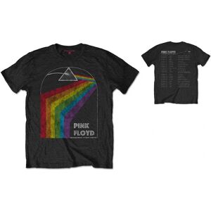 Pink Floyd Dark Side of the Moon 1972 Tour T-shirt - Unisex, Svart, Stor Pink Floyd Dark Side of the Moon 1972 Tour T-shirt - Unisex, Svart, Stor