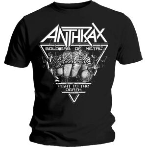 HeyRusty Anthrax Soldat Av Metall FTD Svart XXL - T-shirt HeyRusty Anthrax Soldat Av Metall FTD Svart XXL - T-shirt