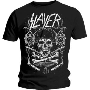 HeyRusty Slayer Tricou cu Skull & Bones Negru - Rock HeyRusty Slayer Tricou cu Skull & Bones Negru - Rock