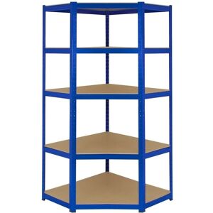 Monster Heavy Duty Corner Shelving - Blue Steel Racks Monster Heavy Duty Corner Shelving - Blue Steel Racks