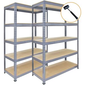Monster Racking 5 Tier Grey Shelving Unit - Storage Monster Racking 5 Tier Grey Shelving Unit - Storage
