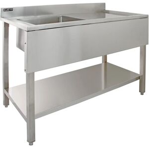 Zlew Laboratoryjny KuKoo ze Stali Nierdzewnej - Prawe Odpływ - Model 1.0 Zlew Laboratoryjny KuKoo ze Stali Nierdzewnej - Prawe Odpływ - Model 1.0