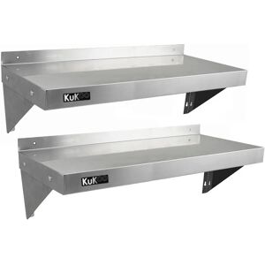 KuKoo Stainless Steel Shelves - 1000mm Wall Shelf for Kitchen & Catering KuKoo Stainless Steel Shelves - 1000mm Wall Shelf for Kitchen & Catering