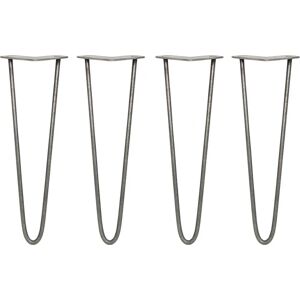 SKISKI Hairpin Legs - 16" Raw Steel - 2 Prong SKISKI Hairpin Legs - 16" Raw Steel - 2 Prong
