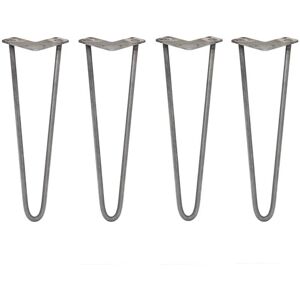 SKISKI Hairpin Legs - 16" Raw Steel - Max 250kg SKISKI Hairpin Legs - 16" Raw Steel - Max 250kg
