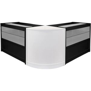 MonsterShop Emperor C1200 & CM60 Shop Counter Black White Retail Display MonsterShop Emperor C1200 & CM60 Shop Counter Black White Retail Display