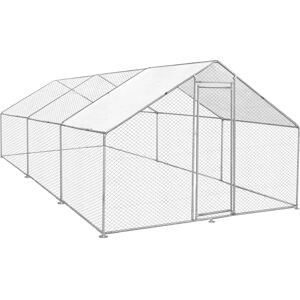 MonsterShop Enclos Poules 4m x 6m x 2m Vert - Cage à Poules - Publicité MonsterShop Enclos Poules 4m x 6m x 2m Vert - Cage à Poules - Publicité