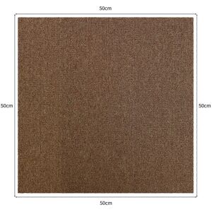 MonsterShop 40 x Carpet Tiles Sand - Heavy Duty Commercial Flooring MonsterShop 40 x Carpet Tiles Sand - Heavy Duty Commercial Flooring