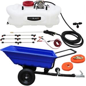 T-Mech ATV Trailer & Sprayer - 295kg - 60L - Garden Tipping T-Mech ATV Trailer & Sprayer - 295kg - 60L - Garden Tipping