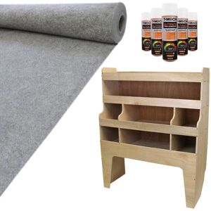 T-Mech Camper Van Lining Smoke Grey - Van Racking & Storage T-Mech Camper Van Lining Smoke Grey - Van Racking & Storage