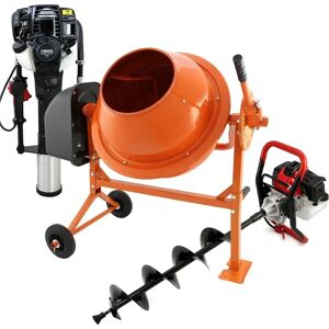 T-Mech Earth Auger, Cement Mixer & Post Driver - Landscaping Tools T-Mech Earth Auger, Cement Mixer & Post Driver - Landscaping Tools